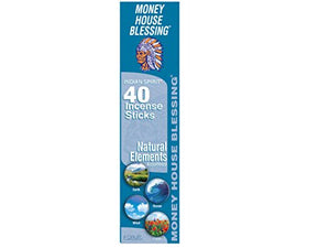 Money House Blessing Natural Elements Incense Sticks - Pack of 90