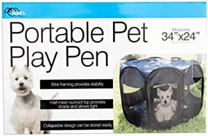 Dukes Portable Pet Play Pen - Pack of 2