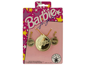 Barbie for Girls Gold Earrings &amp; Necklace Set - Pack of 108