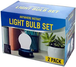 Anywhere Instant Light Bulbs with Magnetic Bases - Pack of 4