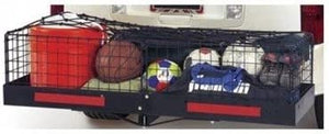 Hitch Mounted Cargo Carrier with Cage and Net