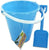 Solid colored beach pail with shovel-Package Quantity,12