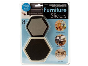 Furniture Sliders With Foam Padding - Pack of 32