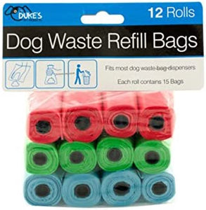 Dukes Dog Waste Refill Bags - Pack of 16