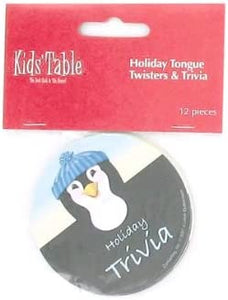 Bulk Buys Holiday Fun penguin tongue twisters and trivia pack of 12 Case Of 24
