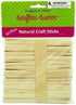 Natural Wood Craft Sticks, Case of 75