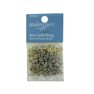 Crafting Jewelry Making Silver Gold Mini Split Rings Assortment Of 200