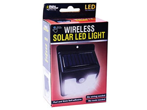 Motion-Activated Wireless Solar LED Light - Pack of 6
