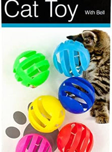 Balls with Bells Cat Toys Set - Pack of 24