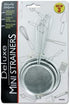 Bulk Buys HK089-24 Silver Steel Small Strainer Set - Pack of 24