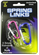2 Pack spring links -assorted colors - Pack of 96