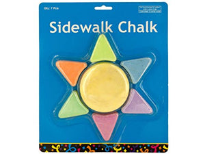 Sunshine Shaped Sidewalk Chalk - Pack of 40