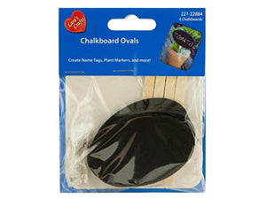 Mini Craft Chalkboard Ovals - Pack of 24