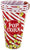 Red Popcorn Bucket Cups Set-Package Quantity,4