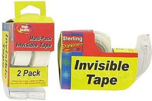 2 Pack invisible tape dispensers, Case of 48