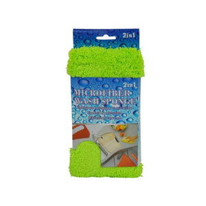 2 In 1 Microfiber Wash Sponge-Package Quantity,16