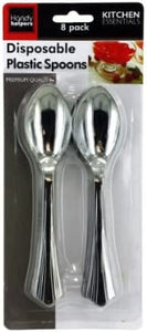 Handy Helpers Picnic Party Buffet Disposable Plastic Spoons Pack of 12