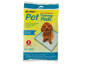 Large Ultra Absorbent Pet Training Pads - Pack of 48