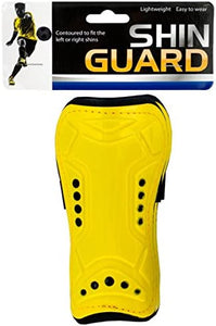 Bulk Buys Protective Contoured Shin Guards - Pack of 12