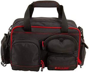 Ruger Peoria Performance Range Bag by Allen, Black and Red, One Size (27972)