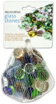 Decorative Colored Glass Stones - Pack of 24