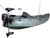 Lifetime Kayak Accessory 90144 Motor Mount and Battery Case + Straps Aluminum