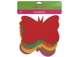 krafters korner Foam Butterfly Craft Shapes - Pack of 12
