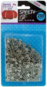 Standard size safety pins, Case of 72
