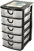 bulk buys 5 Drawer Desktop Storage Organizer - Pack of 8