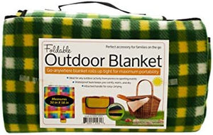 bulk buys Soft Fleece Foldable Outdoor Blanket - Pack of 4