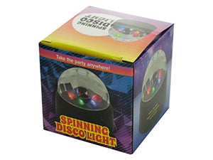 bulk buys Mini Spinning LED Disco Light - Pack of 4