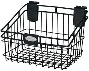Suncast Storage Trends Black Metal Basket (8 x 12)