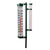 AcuRite Rain Gauge with Enclosed Tube Thermometer on Swivel Bracket