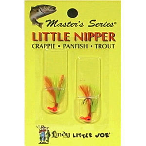 Lindy Chartreuse and Orange Little Nipper Fishing Lure