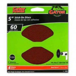 Gator 5" Stick - On Sandpaper Disc 4 Pack