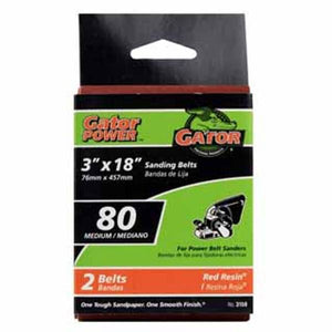 Gator Professional Aluminum Oxide 80 Grit Sanding Belt