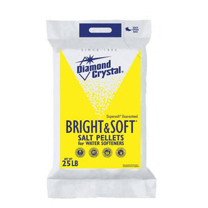 Diamond Crystal 25 lb Bright and Soft Water Softener Salt Pellets