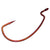 Gamakatsu Size 1/0 EWG Red Offset Worm Hook