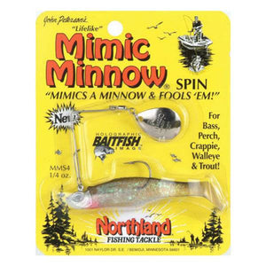 Northland Fishing Tackle Silver Mimic Minnow Spin Fishing Lure