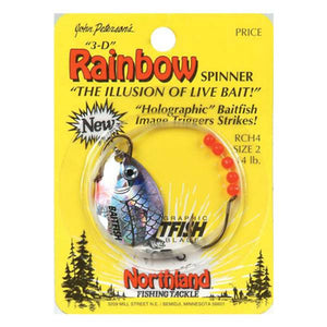 Northland Fishing Tackle Silver Rainbow Baitfish Spinner Fishing Lure