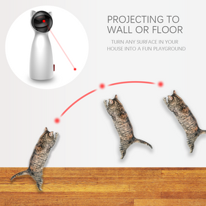 Automatic Cat Toy Laser Pointer For Cats Adjustable 5 Models Puntero Laser Chat Jouet Funny Electric Laserlampje Kat Dog