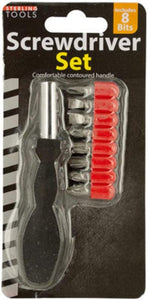 Screwdriver Set With 8 Bits - Pack of 24