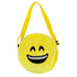 bulk buys Emoticon Plush Shoulder Bag - Pack of 12