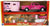 New-Ray Pink Pick Up Truck & Trailer Horse Set