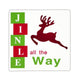 Holiday Theme Wood Block Sign - Pack of 6