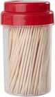 Farberware 5215825 Toothpick Dispenser, Plastic/Wood, Multicolored