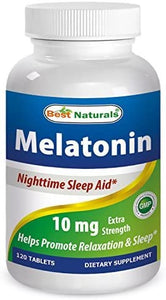 Best Naturals Melatonin 10 mg, 120 Tablets by Best Naturals