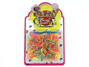 Elastic Hair Bands, Case of 48