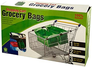 bulk buys Reusable Shopping Cart Grocery Bags - Pack of 3