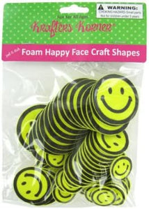 bulk buys Happy Face Craft Shapes - Set of 12